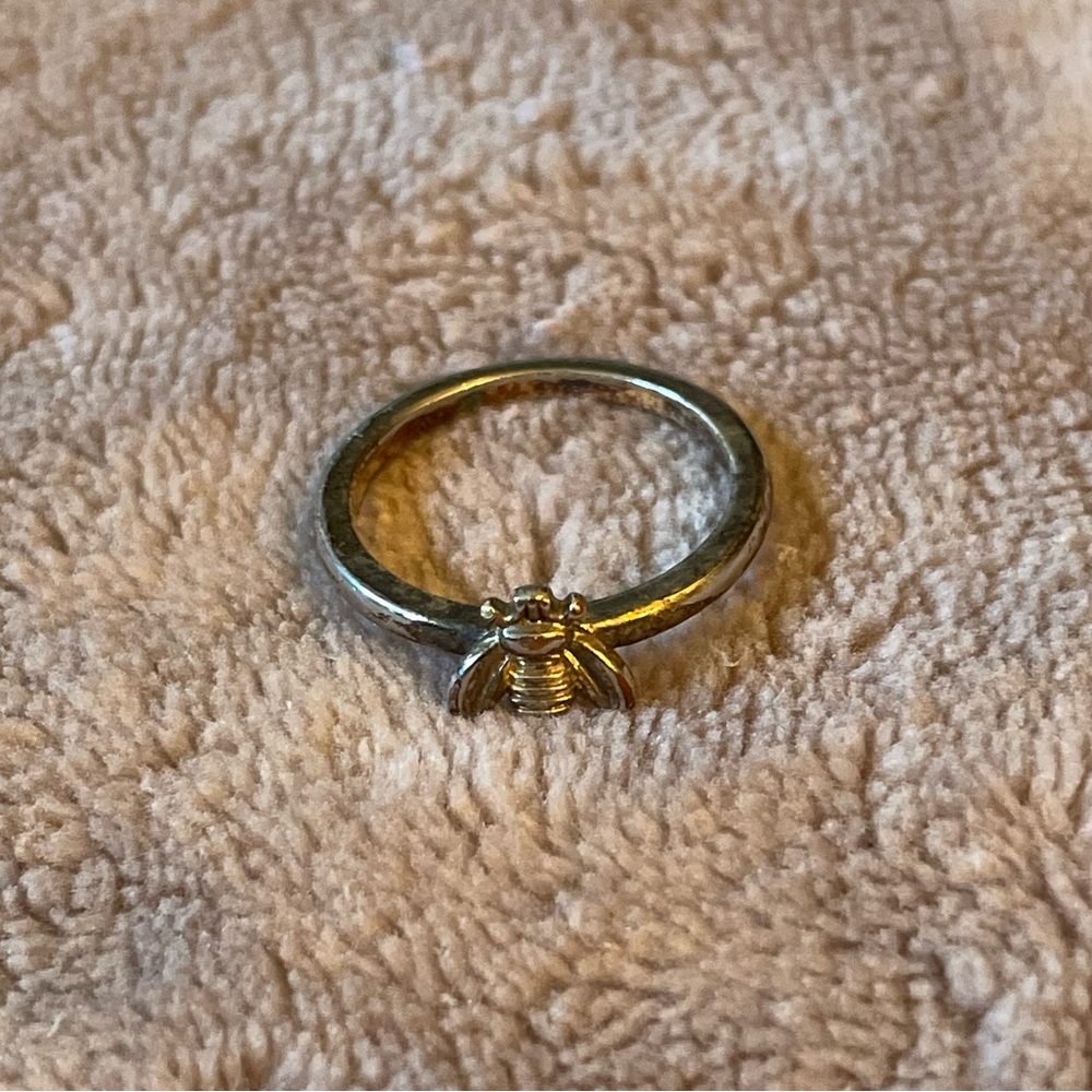 Silver Bee Ring